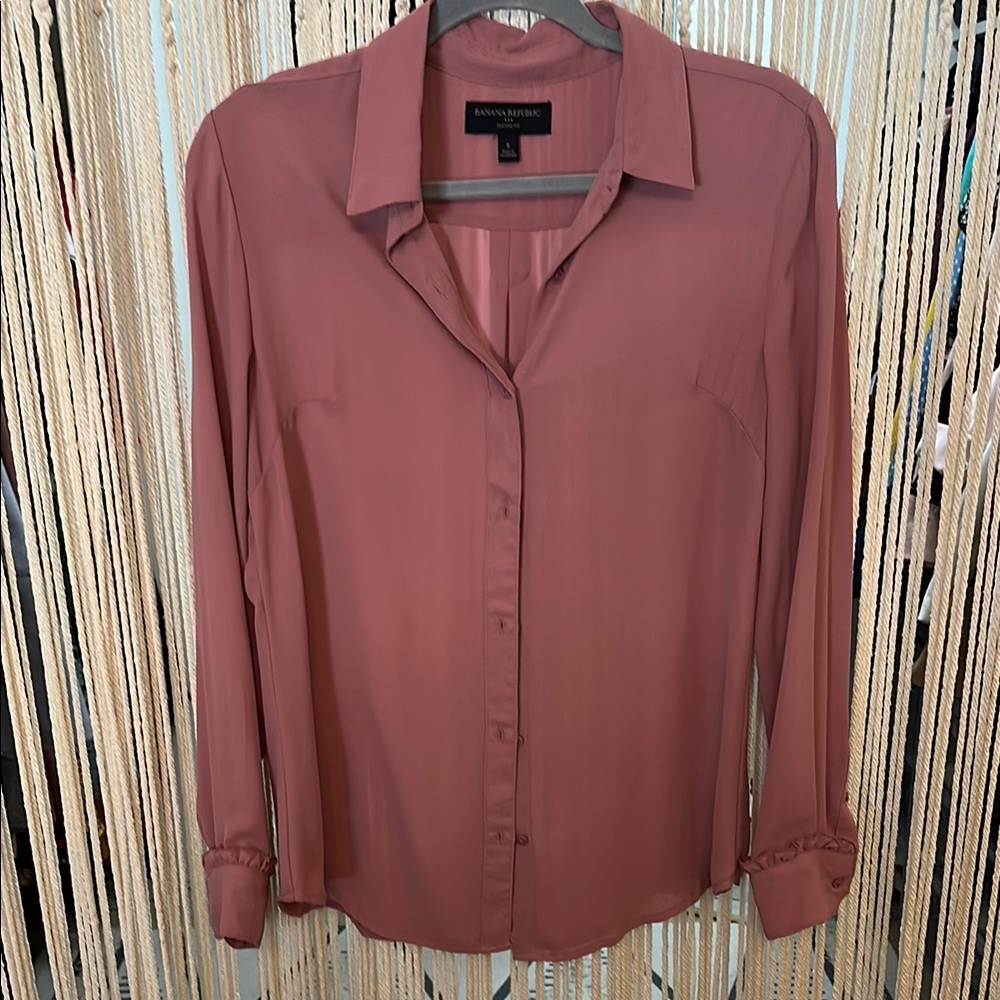 Ann Taylor Women's Pink Blouse